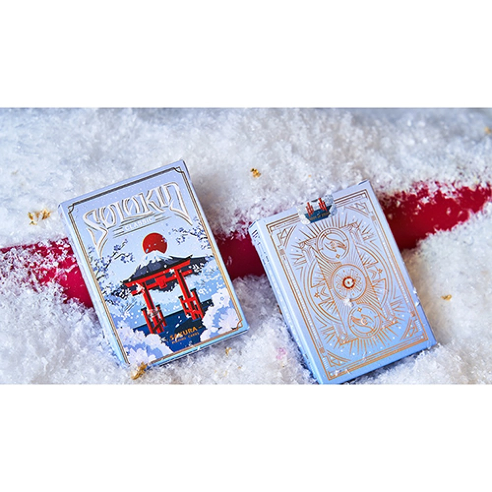 Spielkarten Solokid Sakura (Blue) Playing Cards by BOCOPO