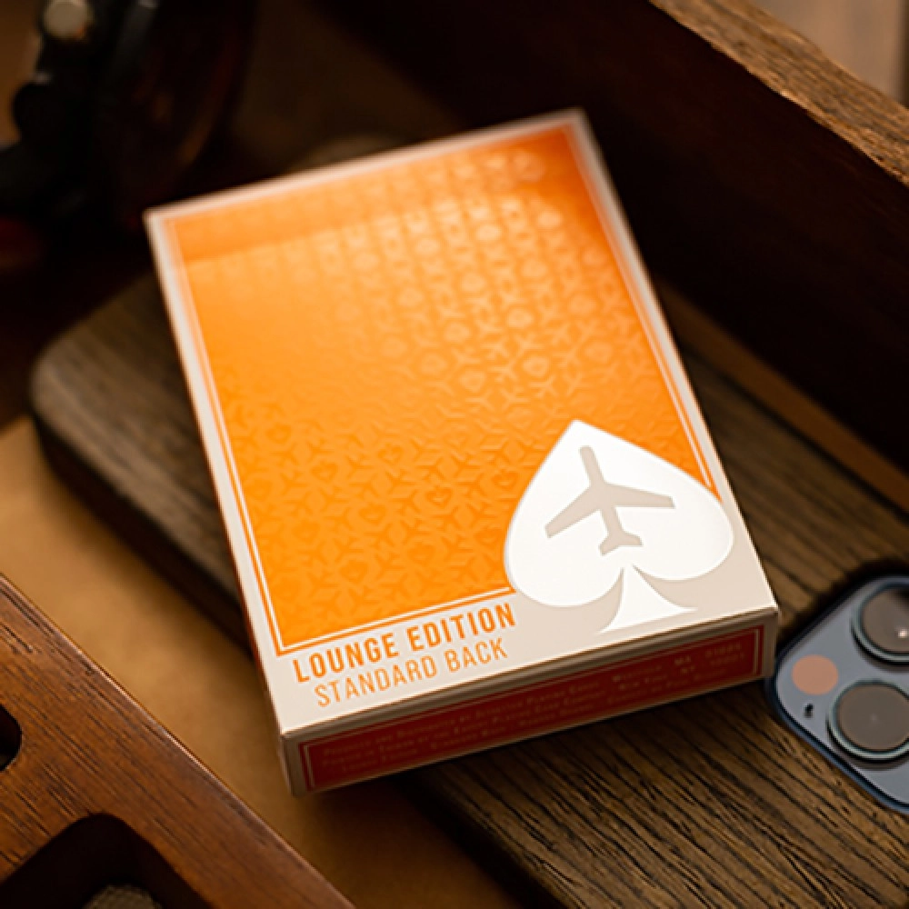 Spielkarten Lounge Edition in Hangar (Orange)  by Jetsetter Playing Cards