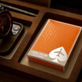 Spielkarten Lounge Edition in Hangar (Orange) with Limited Back by Jetsetter Playing Cards