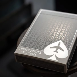Spielkarten Lounge Edition in Jetway (Silver) with Limited Back by Jetsetter Playing Cards