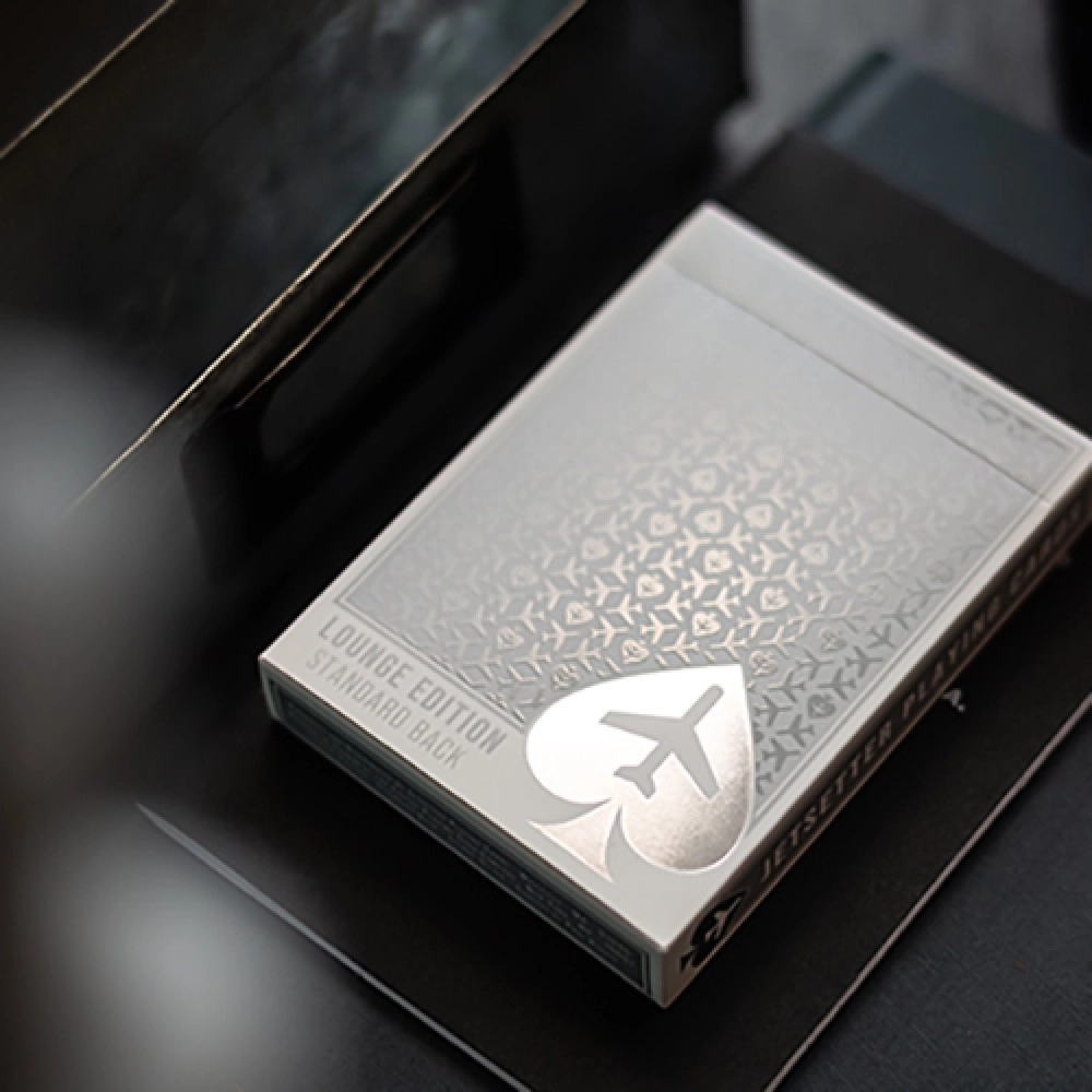 Spielkarten Lounge Edition in Jetway (Silver) by Jetsetter Playing Cards
