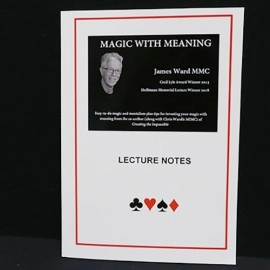 MAGIC WITH MEANING by James A Ward - Book