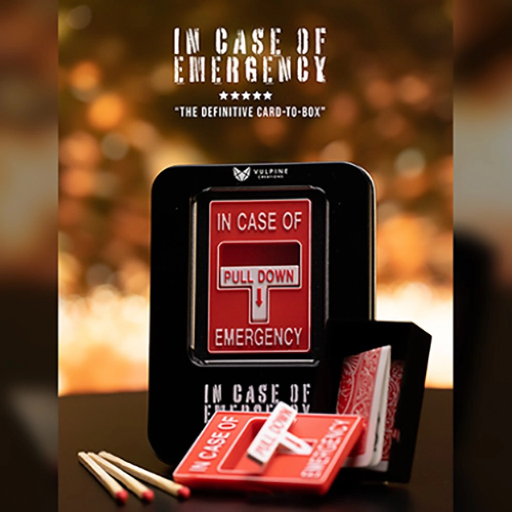 In Case of Emergency (Gimmicks and Online Instructions) by Adam Wilber and Vulpine
