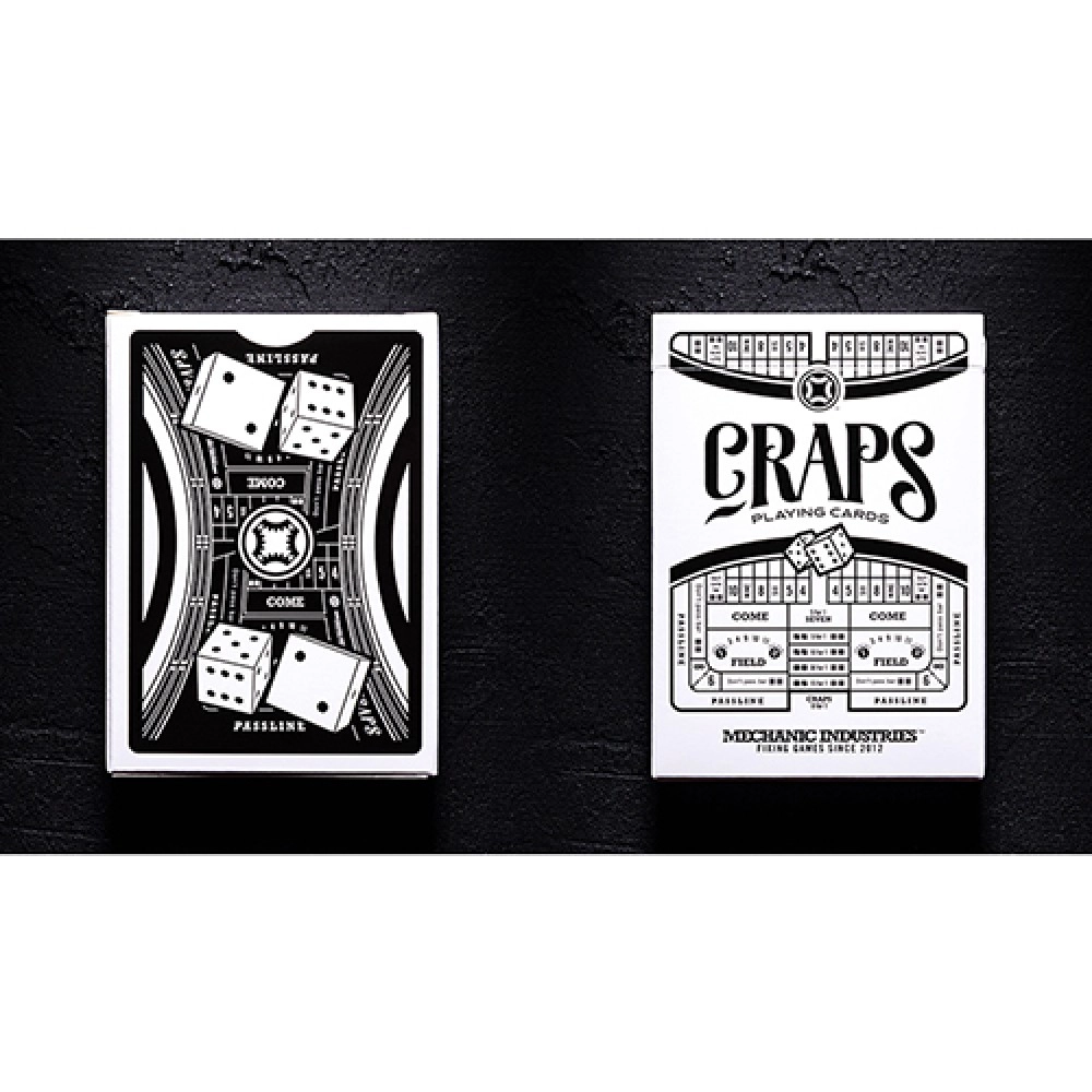 Spielkarten Craps Playing Cards (Online Instructions) by Mechanic Industries