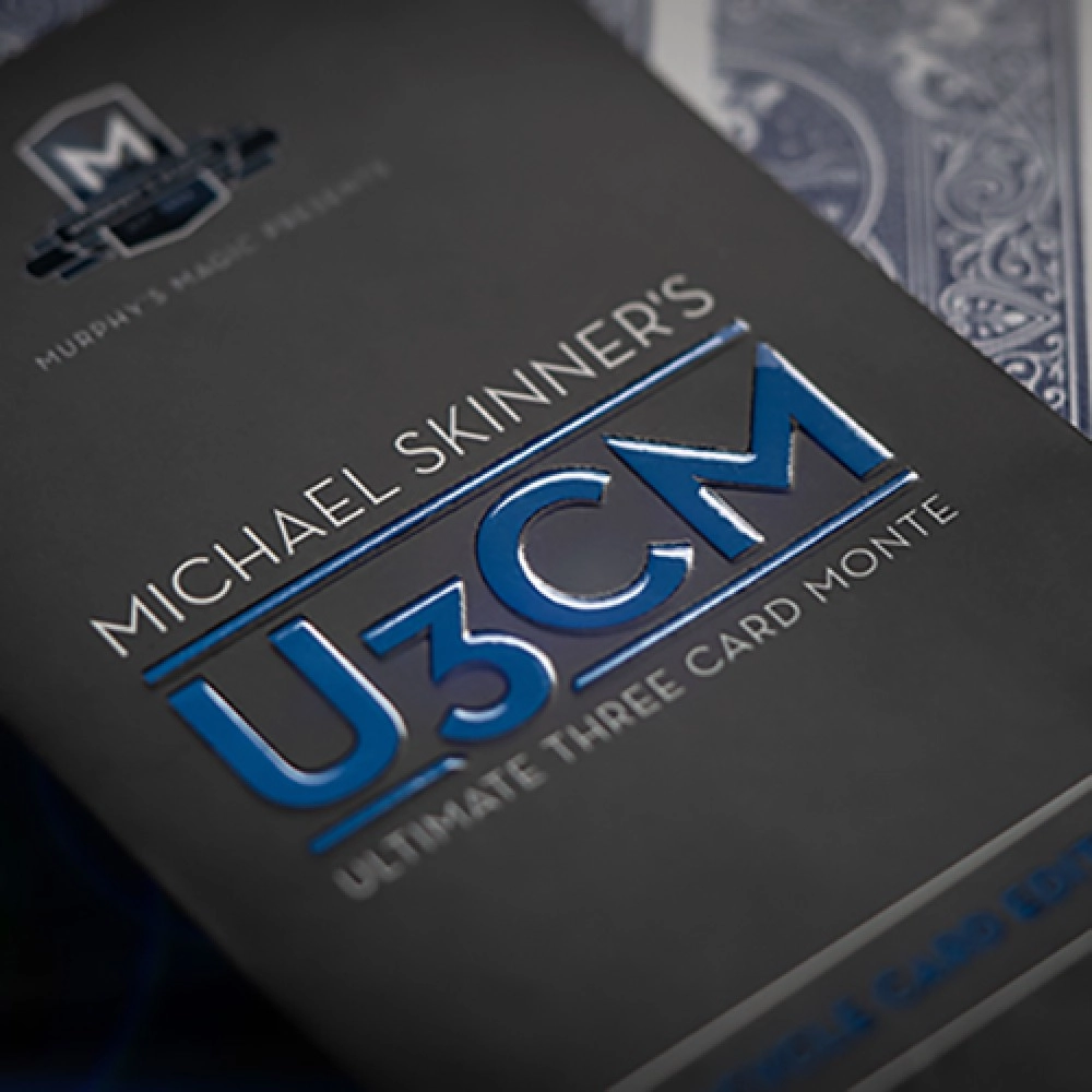Michael Skinner's Ultimate 3 Card Monte BLUE by Murphy's Magic 