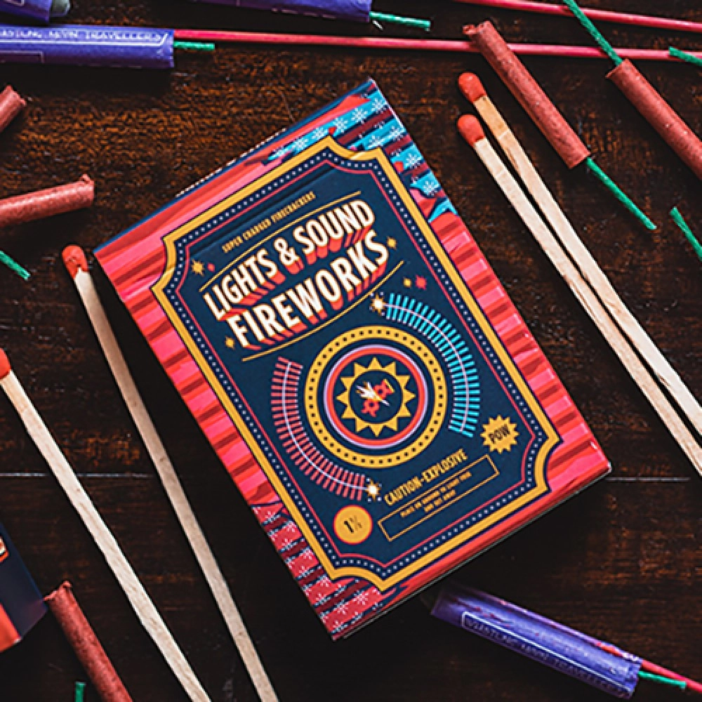 Spielkarten Fireworks Playing Cards by Riffle Shuffle