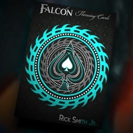 Spielkarten Aqua Falcon Throwing Cards by Rick Smith Jr. and De'vo