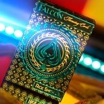 Spielkarten Aqua Falcon Throwing Cards (Foil) by Rick Smith Jr. and De'vo