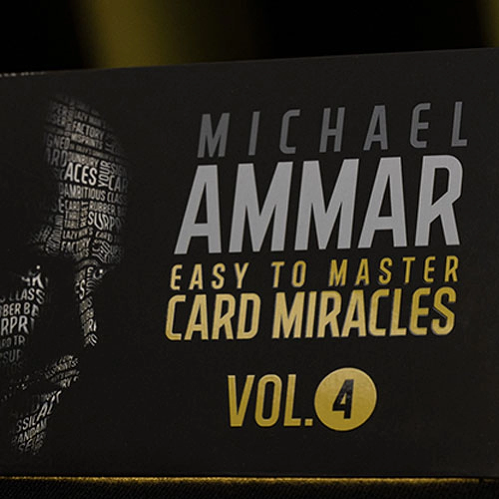 Easy to Master Card Miracles (Gimmicks and Online Instruction) Volume 4 by Michael Ammar