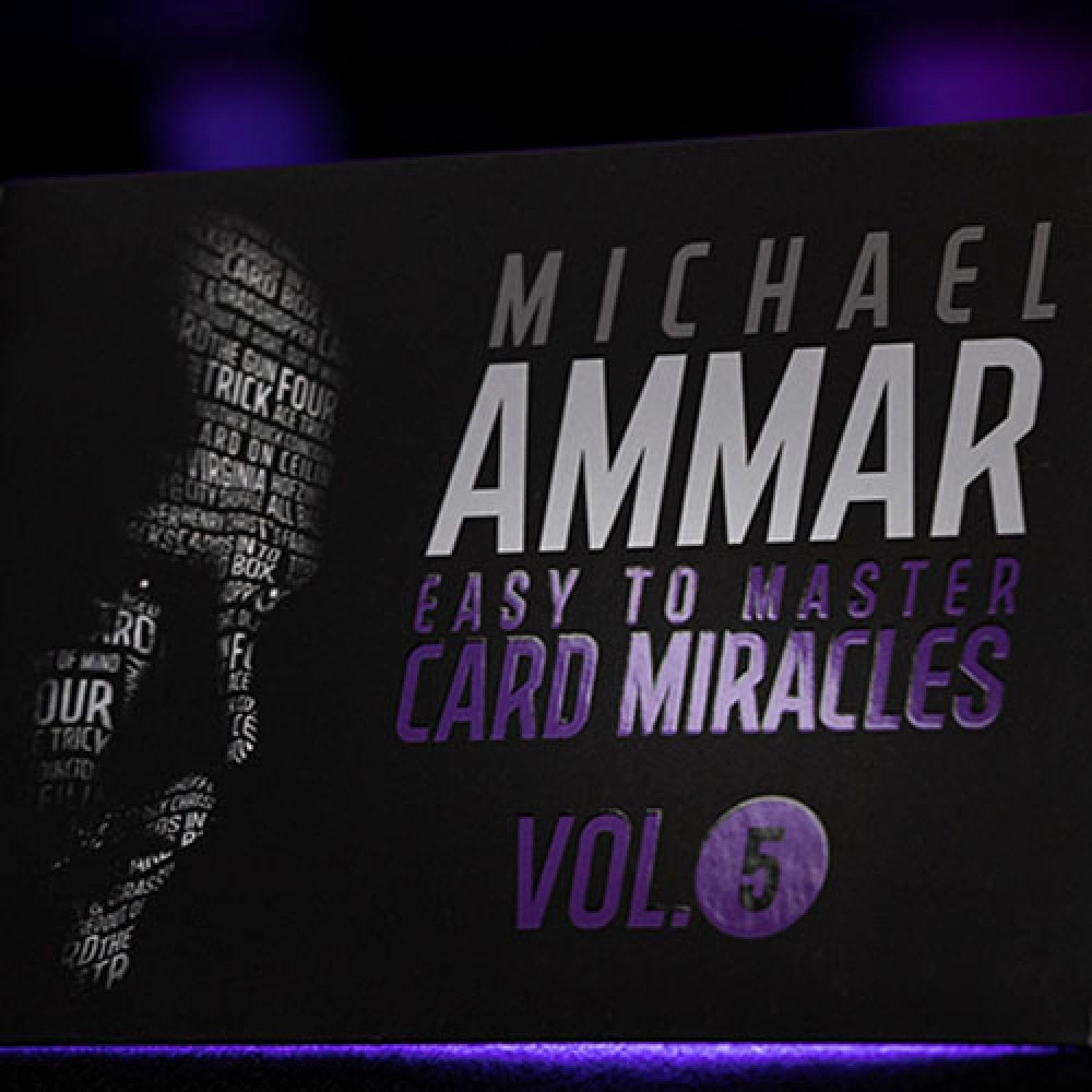Easy to Master Card Miracles (Gimmicks and Online Instruction) Volume 5 by Michael Ammar