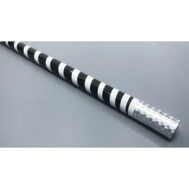 The Ultra Cane (Appearing / Metal) Black / White Stripe by Bond Lee
