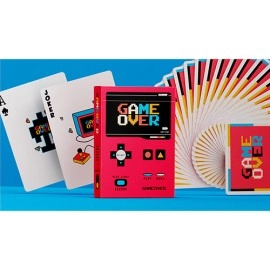 Spielkarten Game Over Red Playing Cards by Gemini