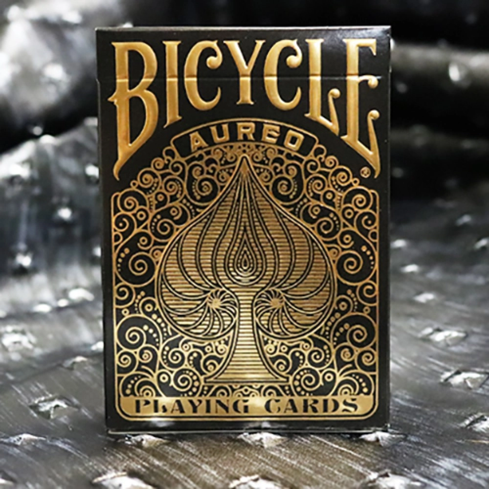 Spielkarten Bicycle Aureo Black Playing Cards