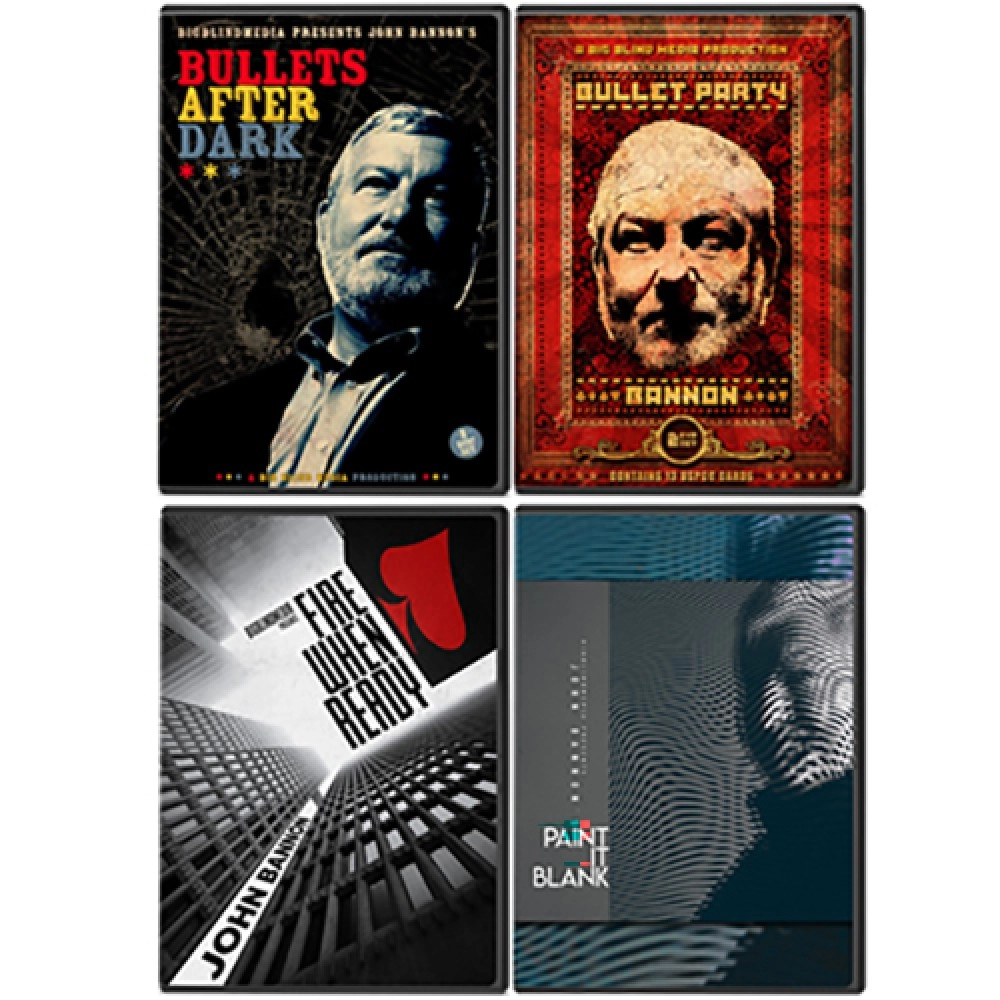 John Bannon's Bullet Trilogy (Includes Bullet After Dark, Bullet Party, Fire When Ready and Paint it Blank Project)