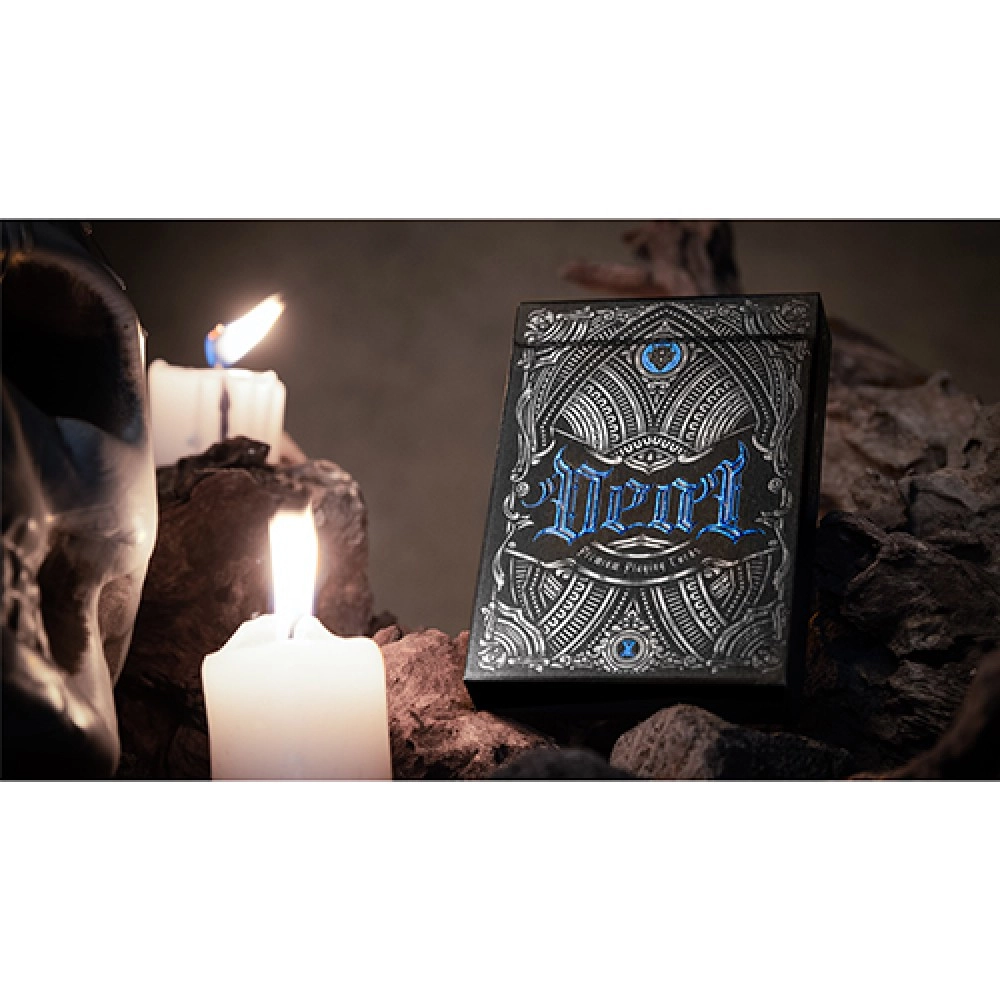 Spielkarten Deal with the Devil (Cobalt Blue) UV Playing Cards by Darkside Playing Card Co