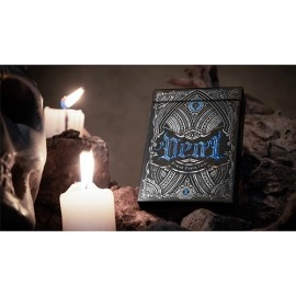 Spielkarten Deal with the Devil (Cobalt Blue) UV Playing Cards by Darkside Playing Card Co