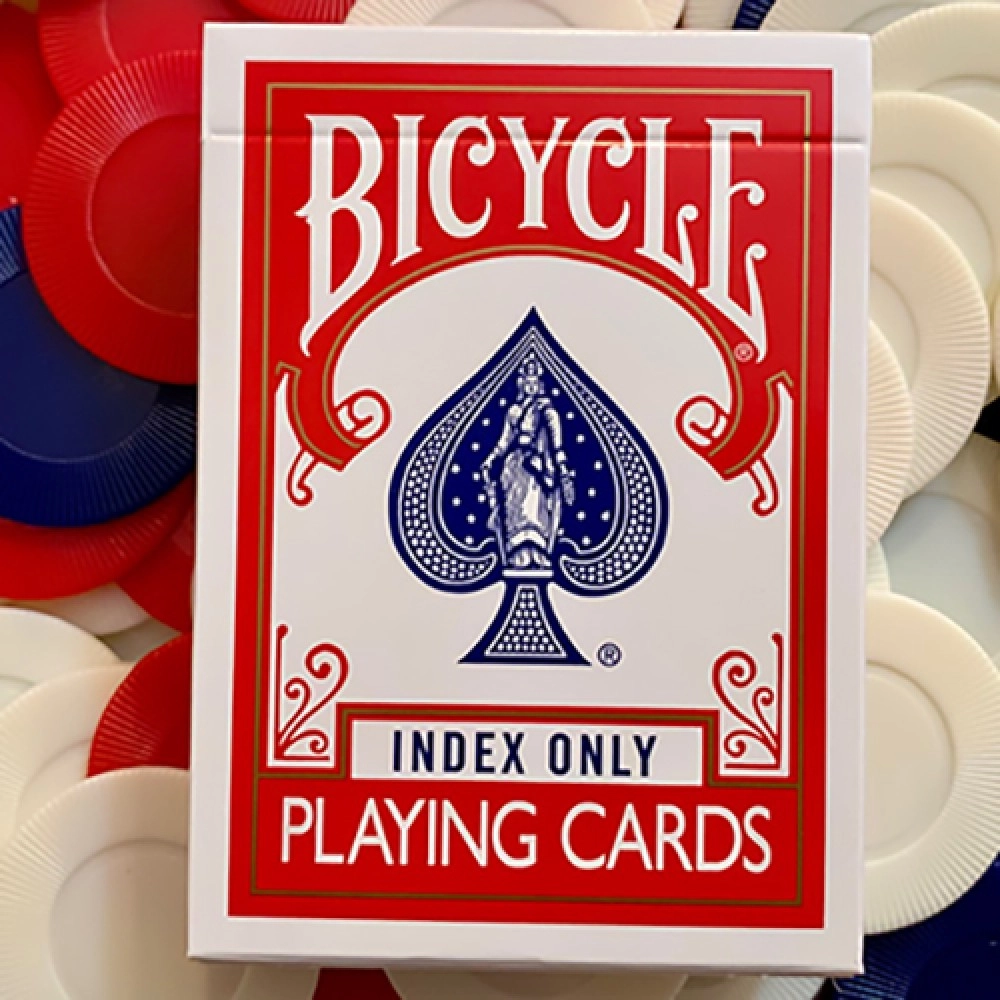 Spielkarten Bicycle Index Only Red Playing Cards