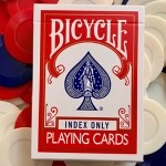 Spielkarten Bicycle Index Only Red Playing Cards