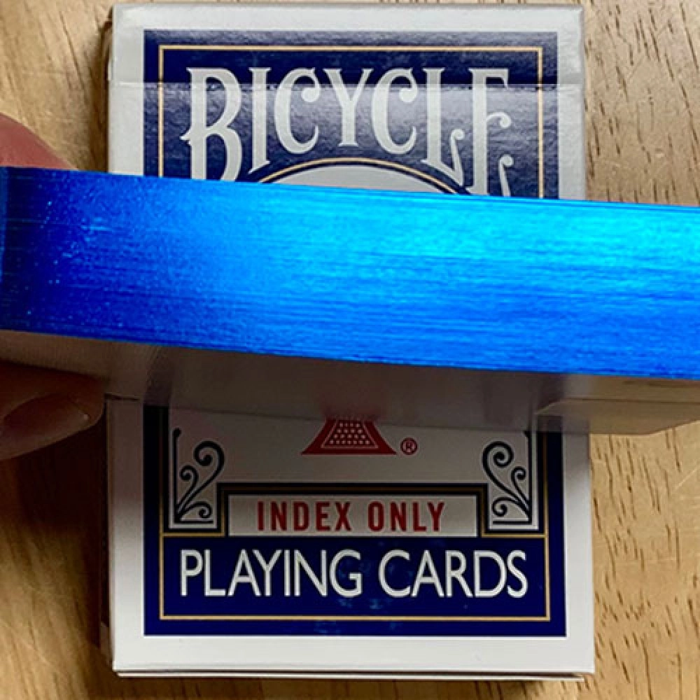 Spielkarten Gilded Blue Bicycle Index Only Playing Cards
