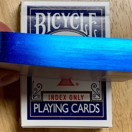 Spielkarten Gilded Blue Bicycle Index Only Playing Cards