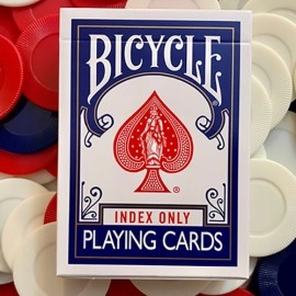 Spielkarten Stripper Bicycle Index Only Blue Playing Cards