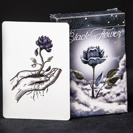 Spielkarten Black Flower Playing Cards by Jack Nobile