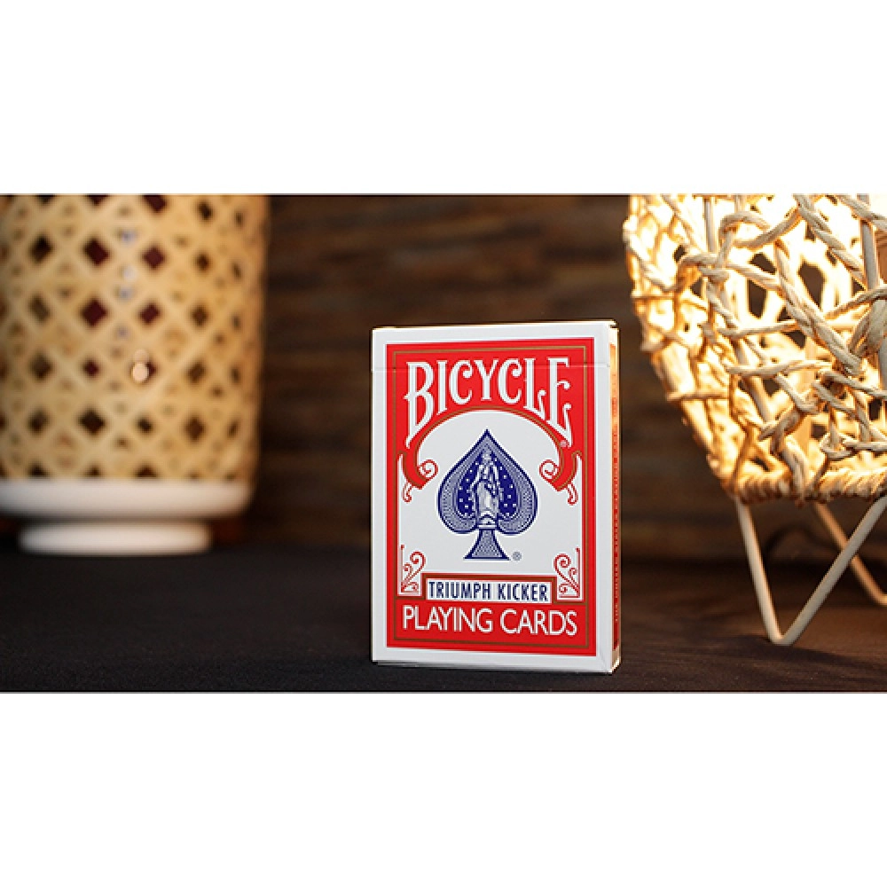 Bicycle Triumph Kicker Deck Red by Anthony Stan and Magic Smile Productions