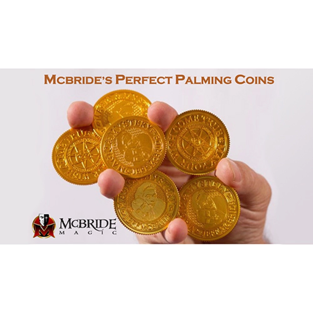Jeff McBride Manipulation Coins (Set of 5) by Jeff McBride & Alan Wong