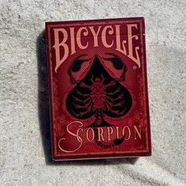 Spielkarten Gilded Bicycle Scorpion (Red) Playing Cards