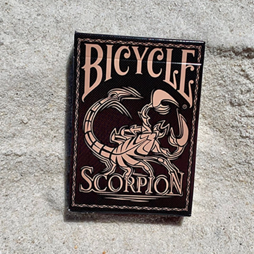 Spielkarten Gilded Bicycle Scorpion (Brown) Playing Cards