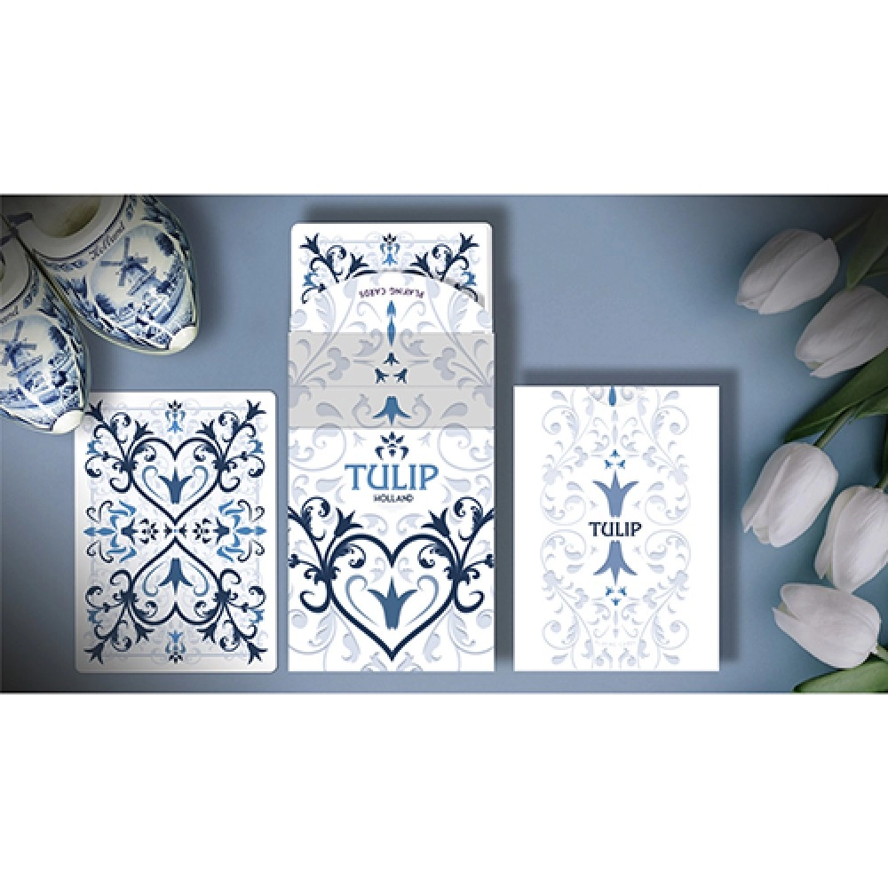 Spielkarten White Tulip Playing Cards Dutch Card House Company