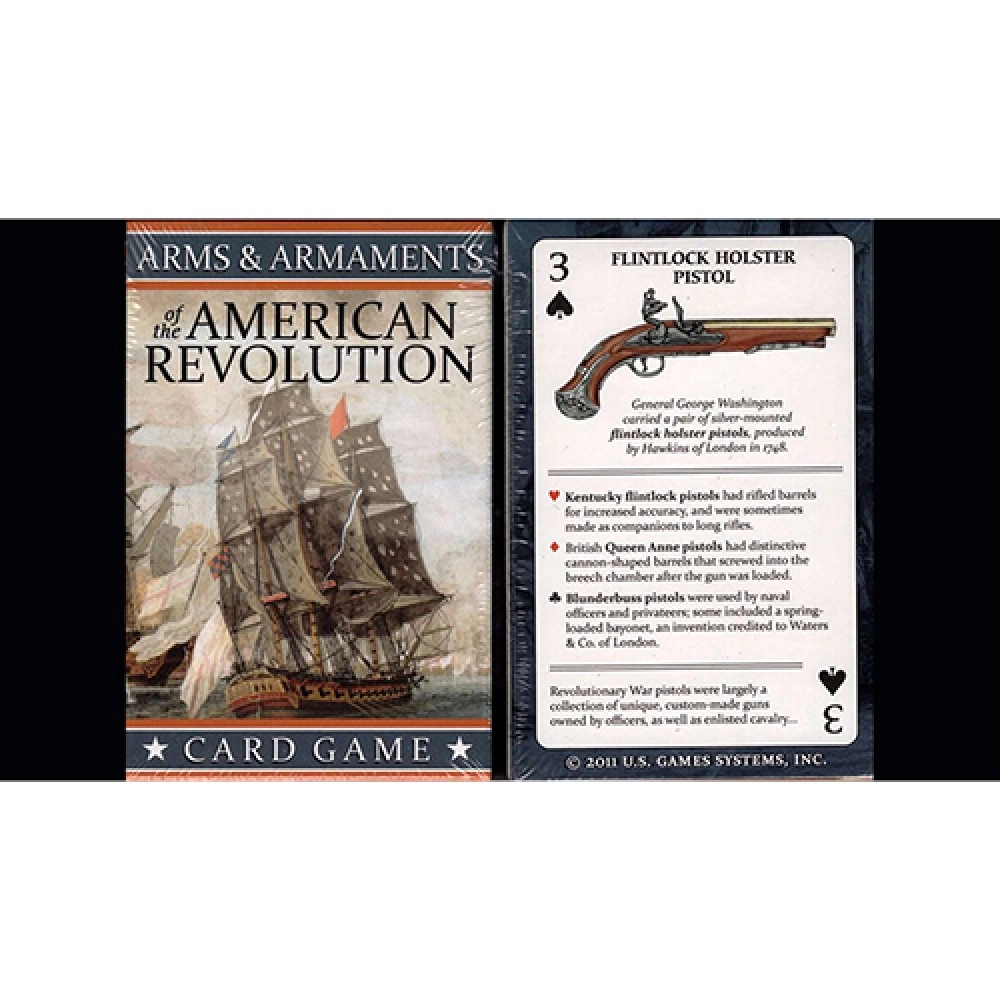 Spielkarten Arms and Armaments of the American Revolution Playing Cards