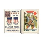 Spielkarten 1863 Patent National Reproduction Playing Cards