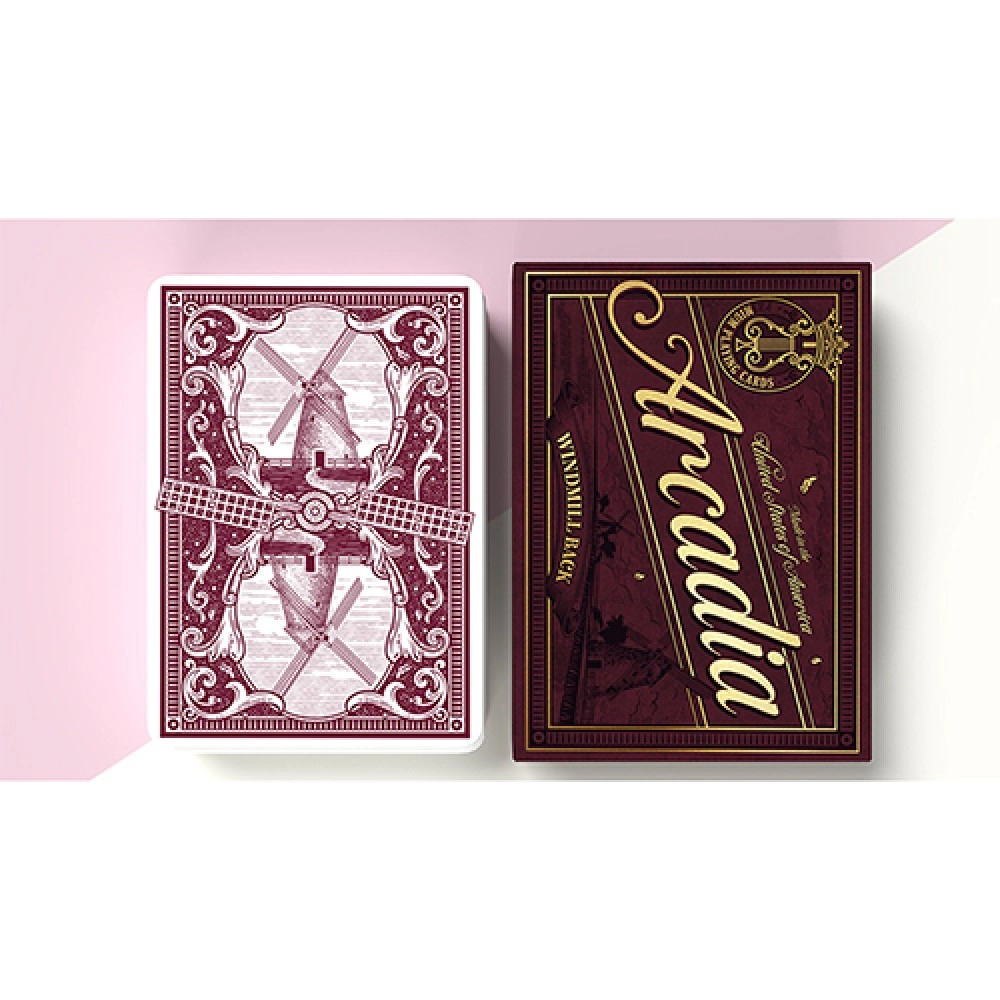 Spielkarten The Windmill Back (Claret Purple Edition) Playing Cards