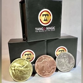 Follow the Silver Walking Liberty (Gimmicks and Online Instructions) by Tango