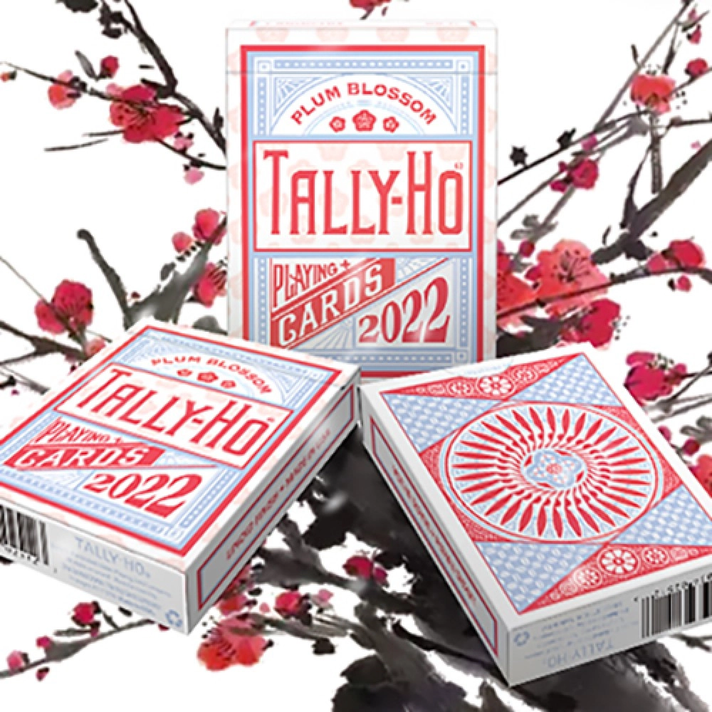 Spielkarten Tally-Ho Plum Blossom Playing Cards