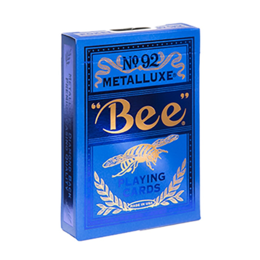 Spielkarten Bee Blue MetalLuxe Playing Cards by US Playing Card