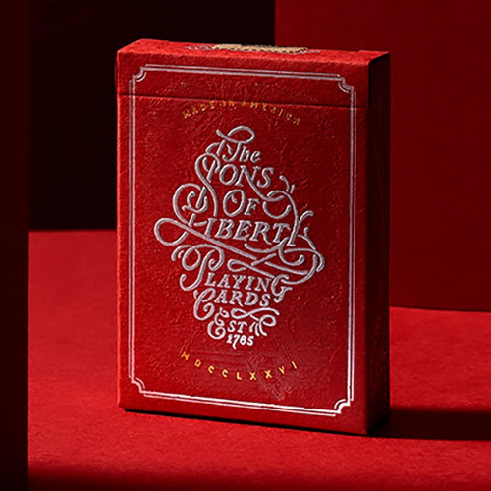 Spielkarten Sons of Liberty Patriot Red Playing Cards