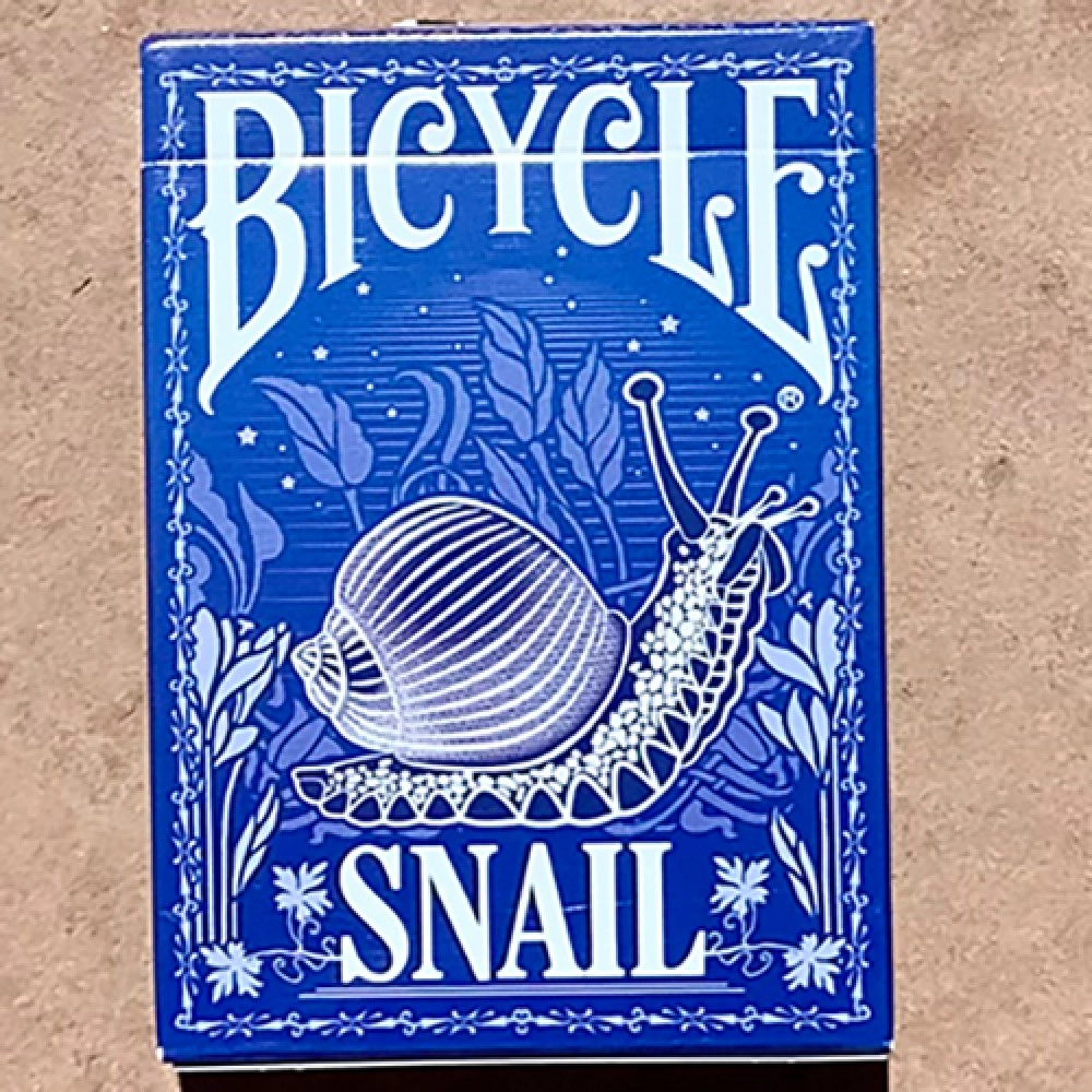 Spielkarten Bicycle Snail (Blue) Playing Cards