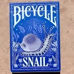 Spielkarten Bicycle Snail (Blue) Playing Cards