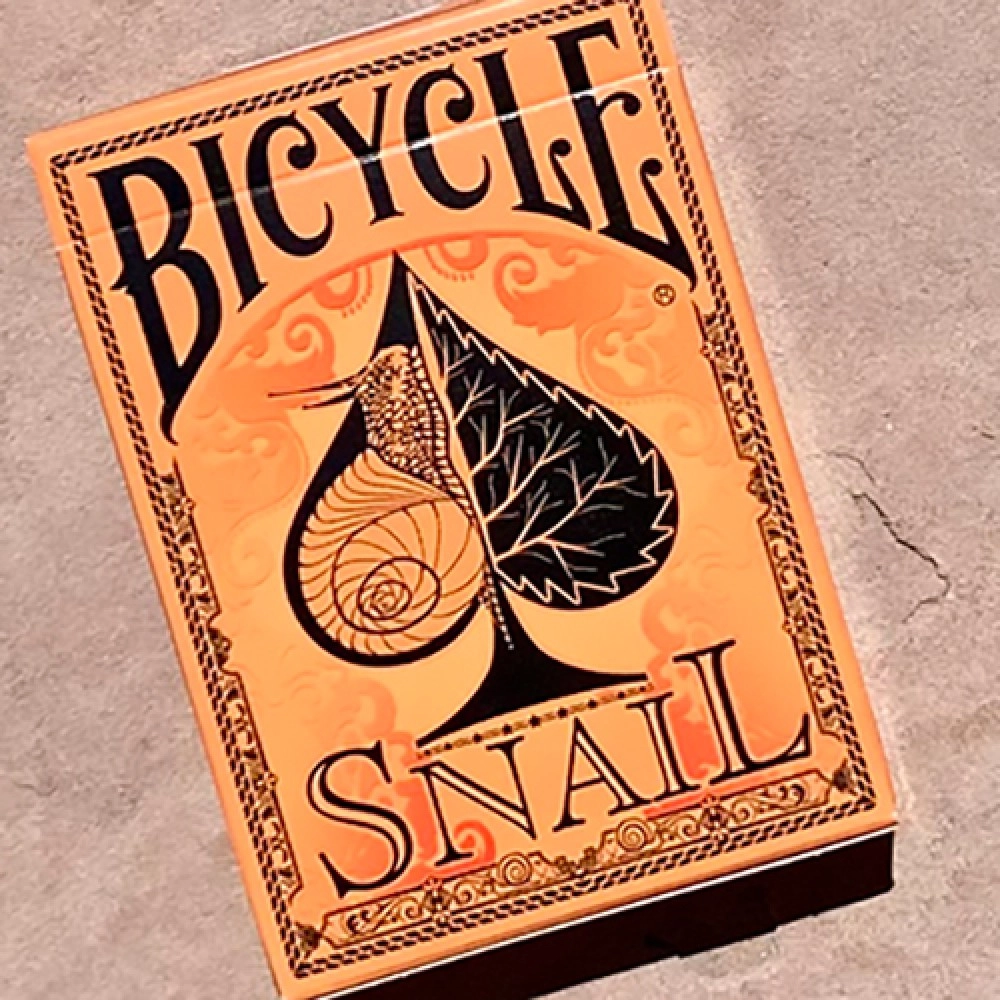 Spielkarten Bicycle Snail (Orange) Playing Cards