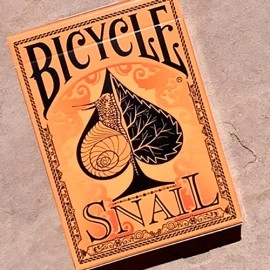 Spielkarten Bicycle Snail (Orange) Playing Cards