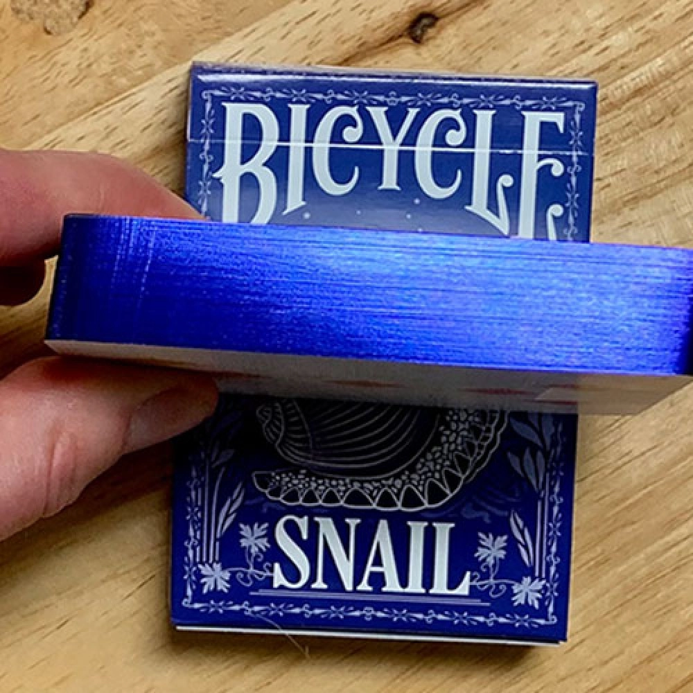 Spielkarten Gilded Bicycle Snail (Blue) Playing Cards