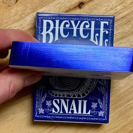 Spielkarten Gilded Bicycle Snail (Blue) Playing Cards