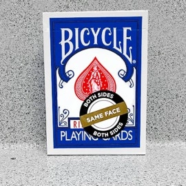Spielkarten Bicycle 2 Faced Blue (Mirror Deck Same Both Sides) Playing Card