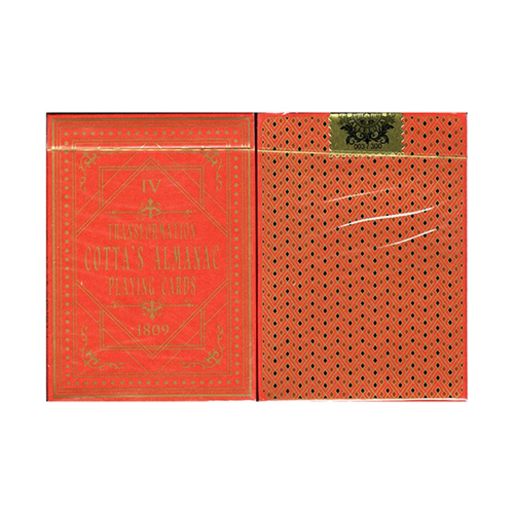 Spielkarten Gilded Cotta's Almanac #4 (Numbered Seal) Transformation Playing Cards