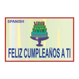 HAPPY BIRTHDAY TORN AND RESTORED (Spanish) 25 PK. by Uday's Magic World