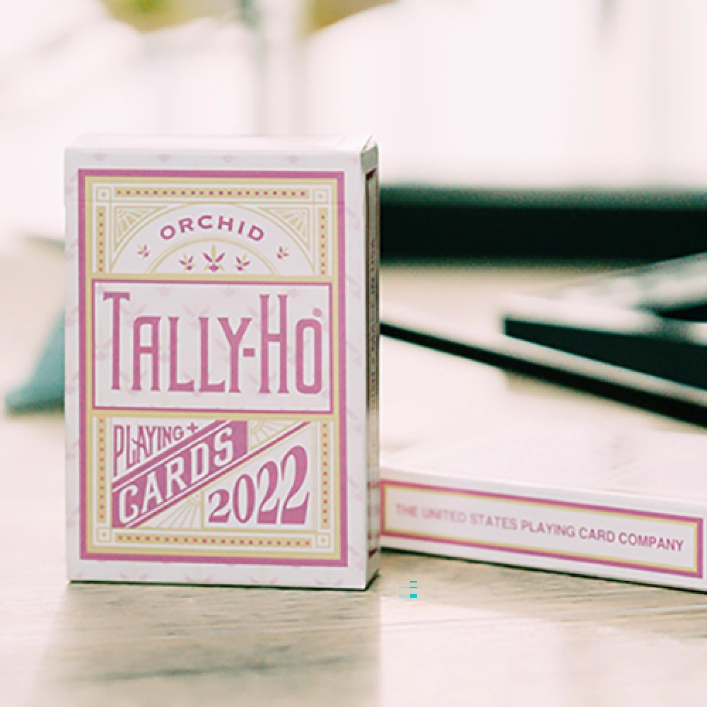 Spielkarten Tally-Ho Orchid by US Playing Card Co