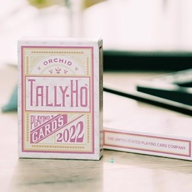 Spielkarten Tally-Ho Orchid by US Playing Card Co