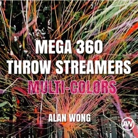 MEGA 360 Throw Streamers MULTI COLOR by Alan Wong
